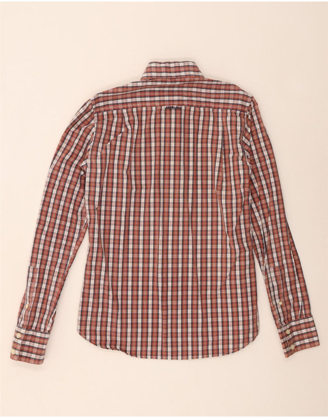 Camicia da uomo Superdry in cotone a quadri multicolore medio
