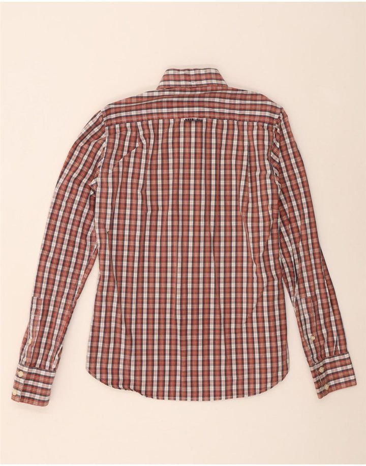 Camicia da uomo Superdry in cotone a quadri multicolore medio