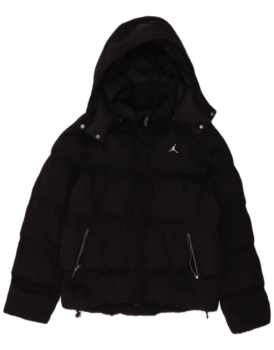 Giacca imbottita con cappuccio da uomo Jordan UK 38 poliestere nero medio