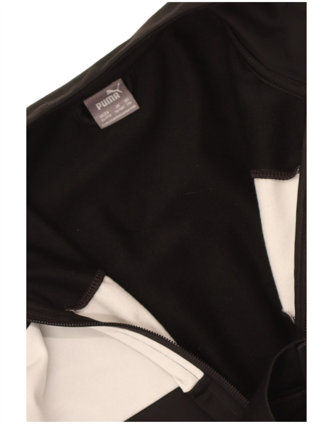 Giacca da tuta da ragazzo Puma 15-16 anni Colorblock nera