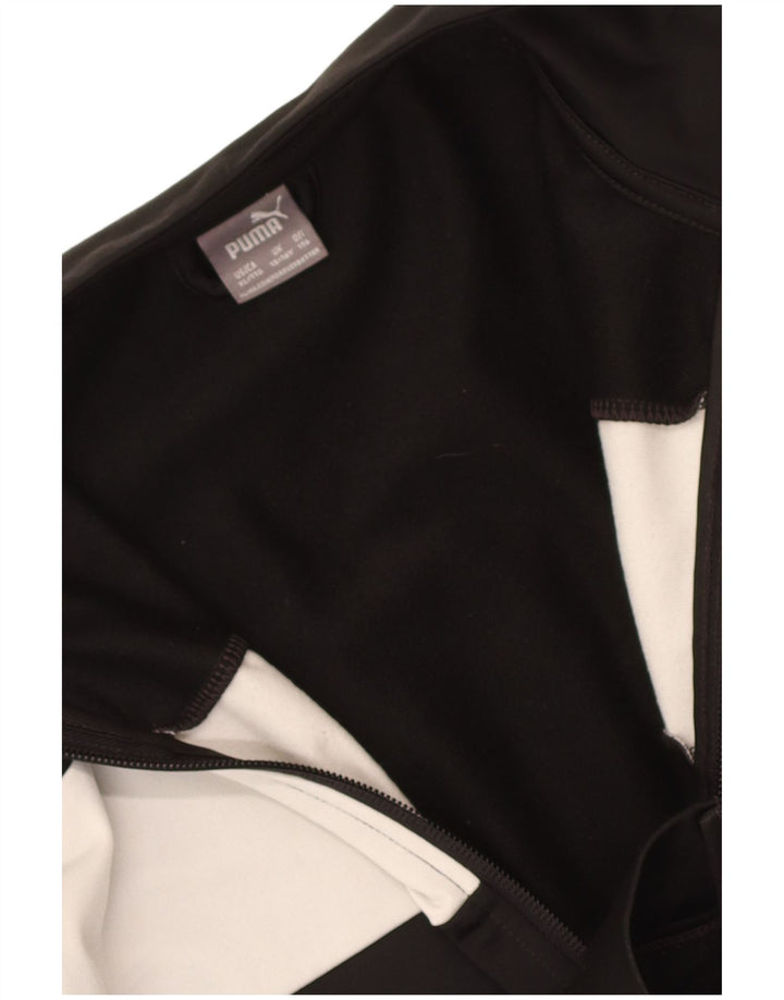 Giacca da tuta da ragazzo Puma 15-16 anni Colorblock nera