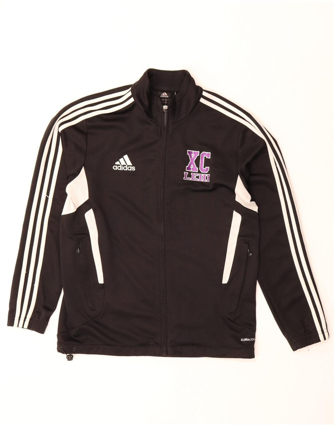 Giacca da tuta da uomo Adidas Climacool UK 36/38 Small Black Colourblock