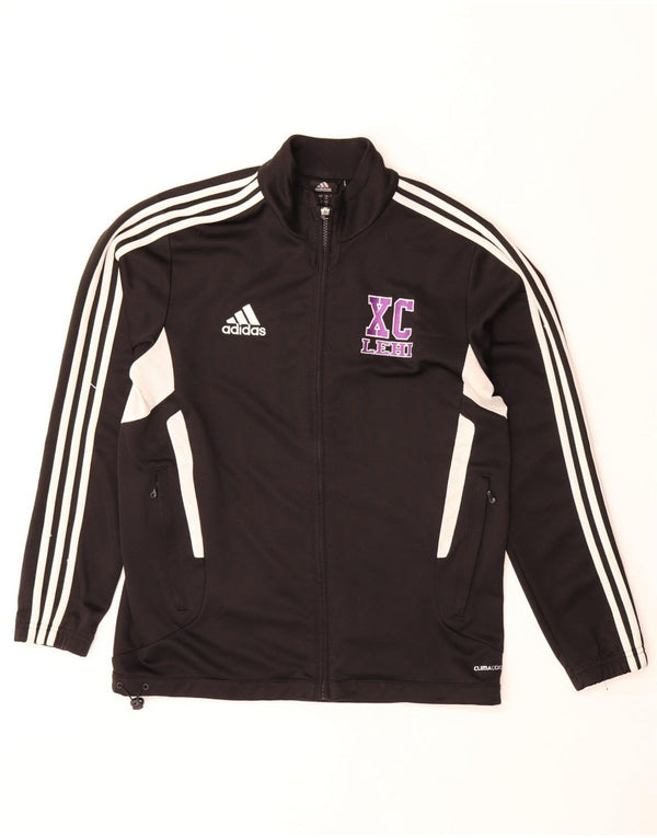 Giacca da tuta da uomo Adidas Climacool UK 36/38 Small Black Colourblock