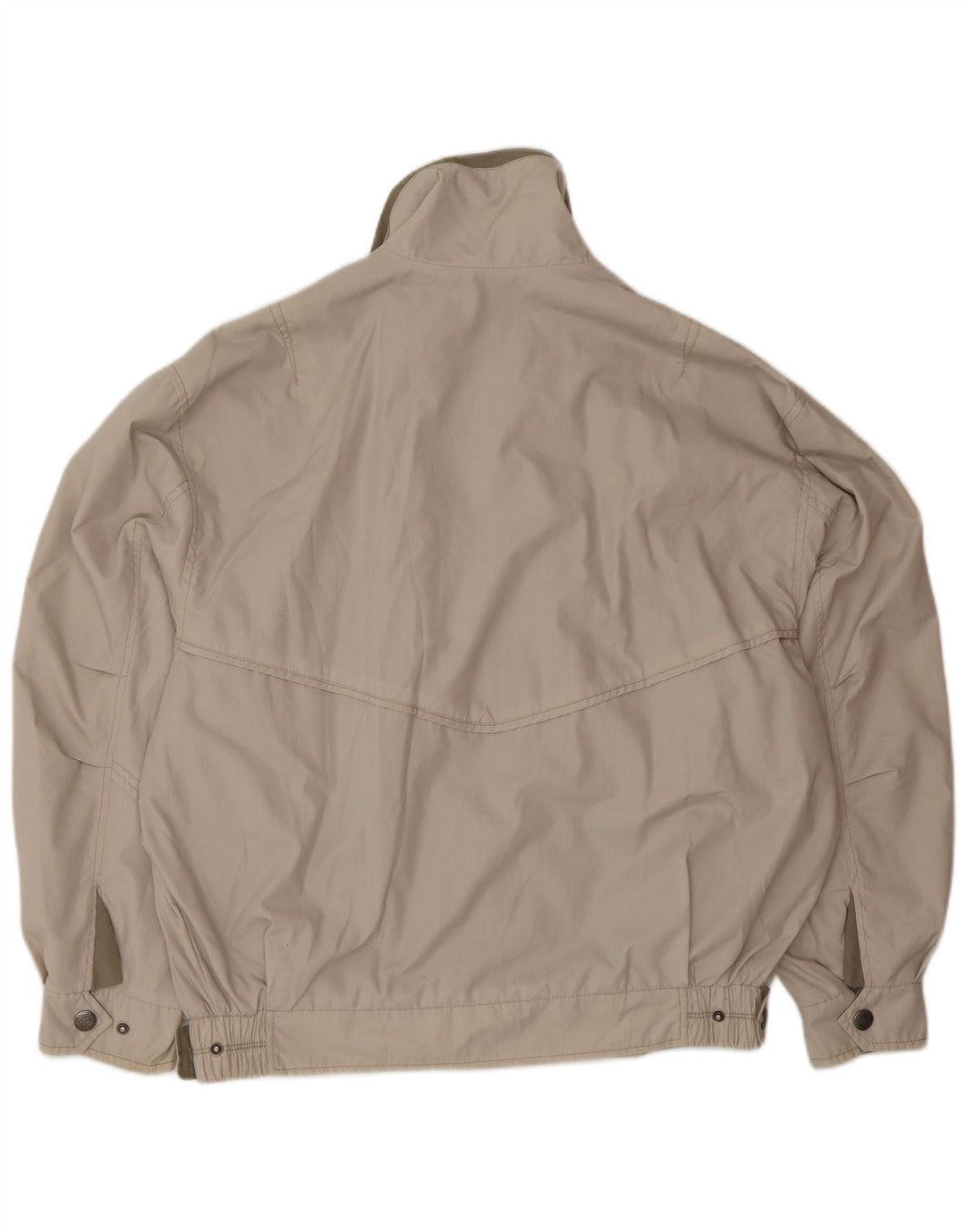 Giubbotto bomber vintage da uomo IT 50 Large Beige Poliestere