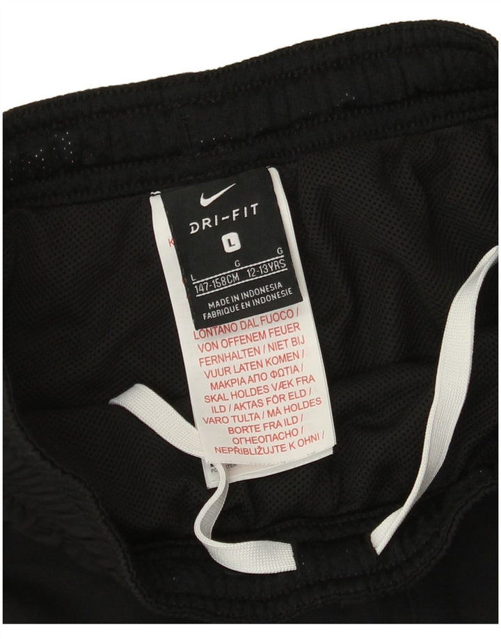 Pantaloni Nike Ragazzi Dri Fit Windbreaker 12-13 anni Large Nero Poliestere