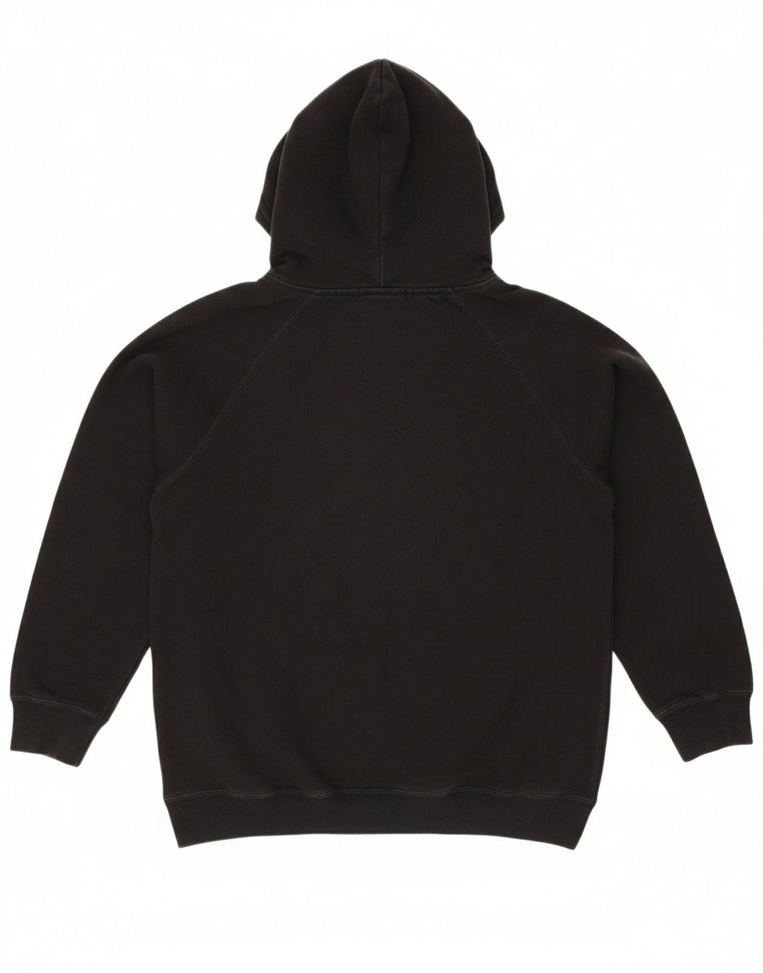 JACK WILLS Womens Oversized Graphic Hoodie Jumper UK 12 Medium Black