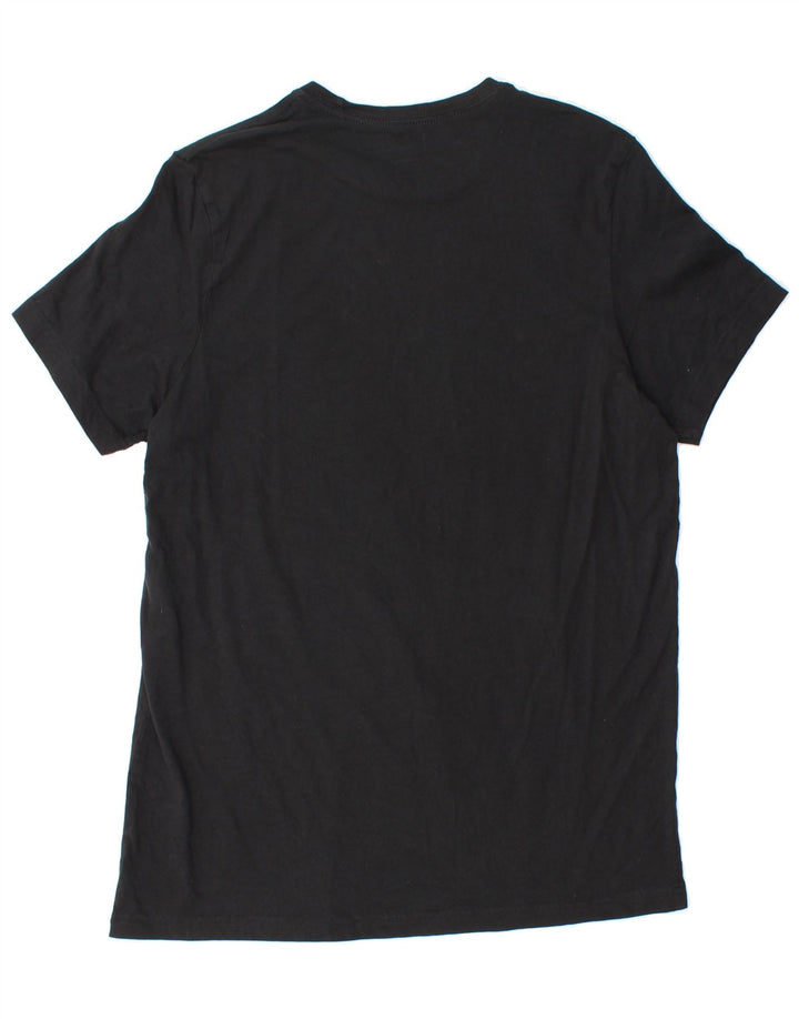 TOMMY HILFIGER Mens T-Shirt Top Small Black Cotton Vintage Tommy Hilfiger and Second-Hand Tommy Hilfiger from Messina Hembry 