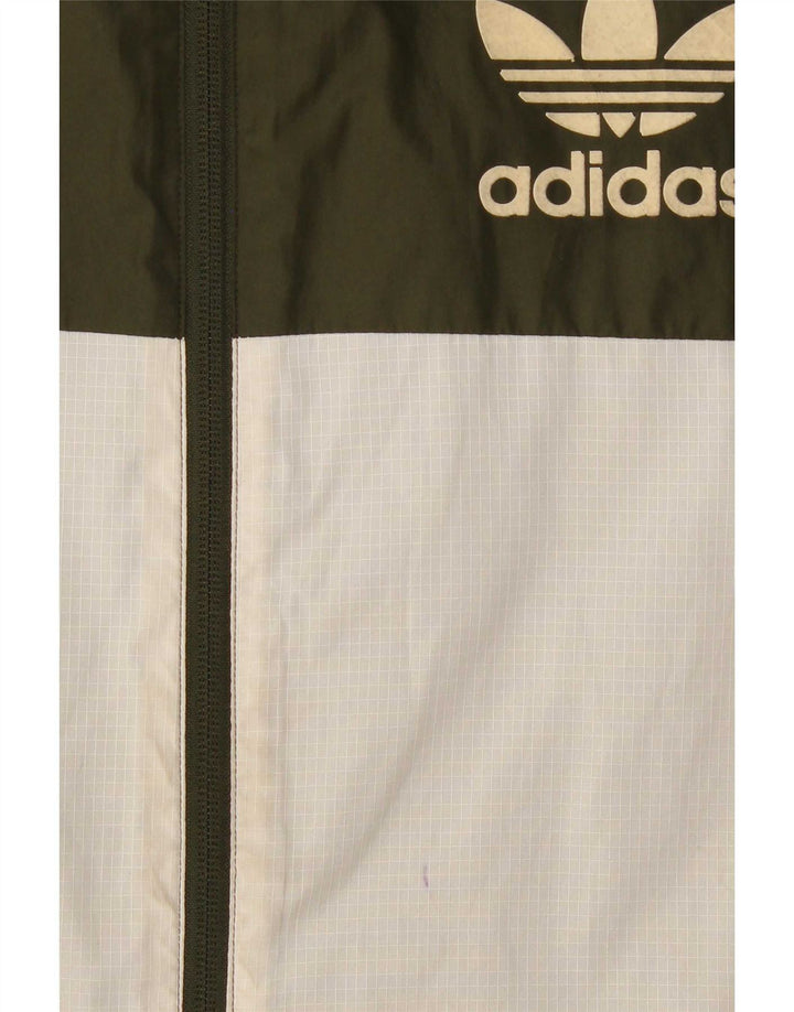 Adidas Tuta da uomo con cappuccio, giacca piccola multicolore Colourblock
