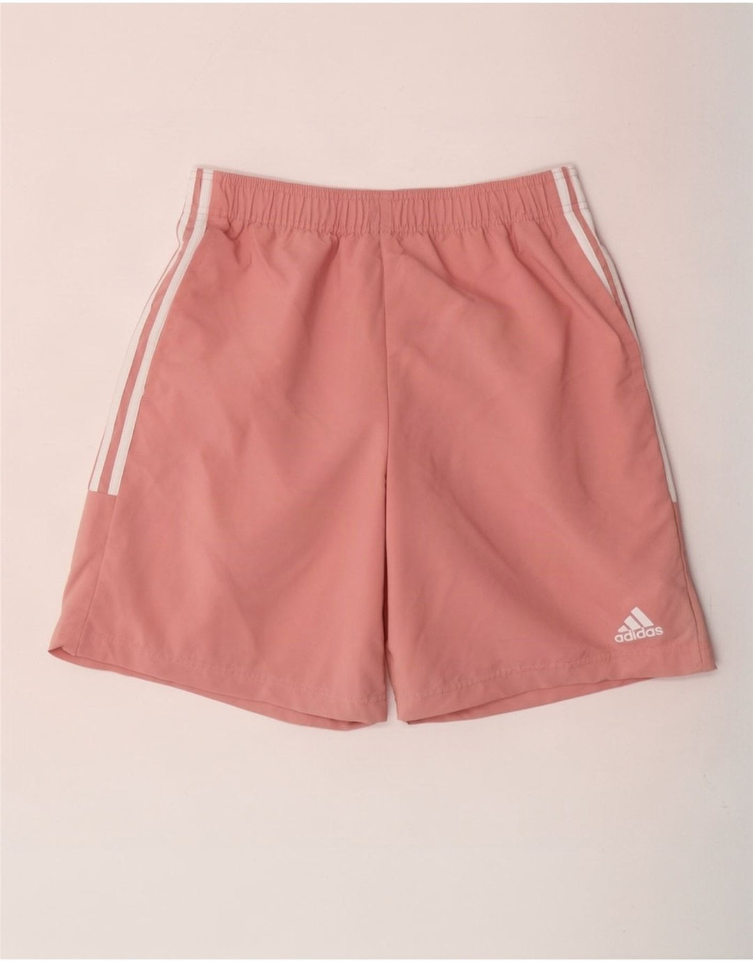 Pantaloncini sportivi Adidas da uomo in poliestere rosa medio