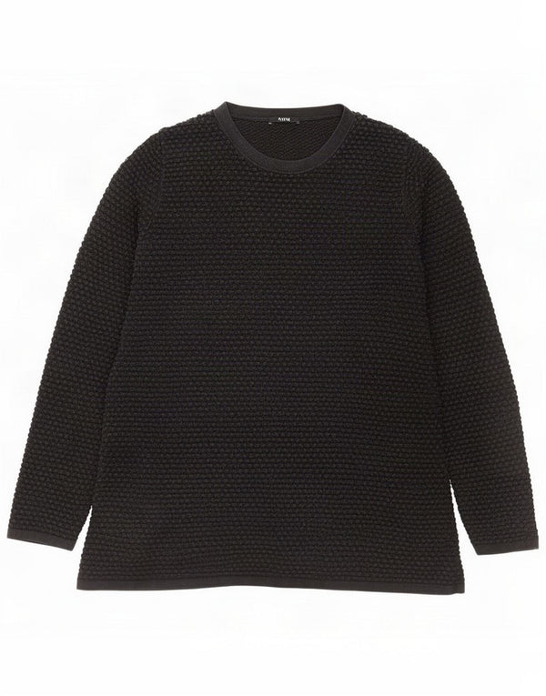 Cos Maglione girocollo da donna UK 10 Small Blu navy in cotone