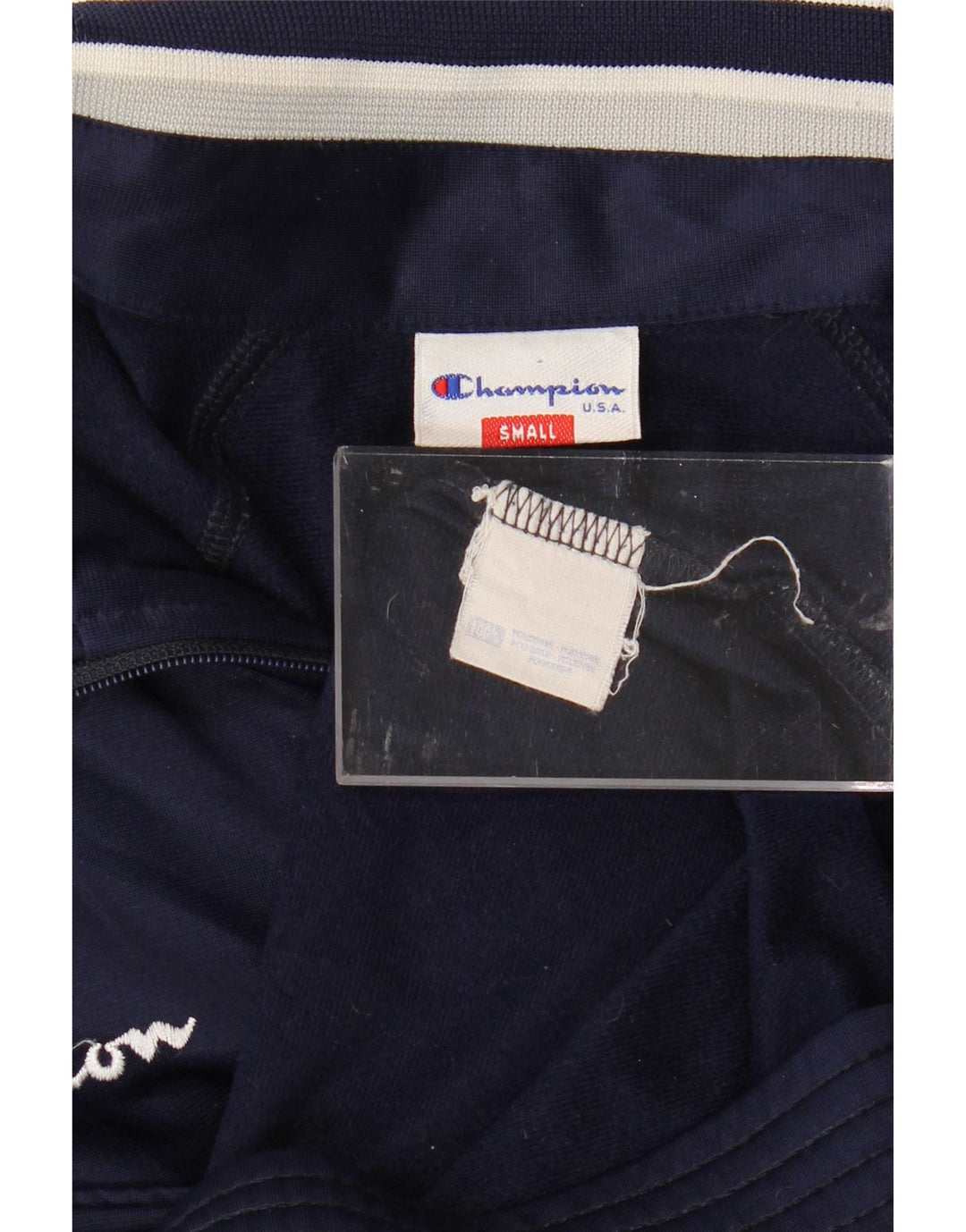 CHAMPION Giacca da tuta grafica da uomo vestibilità ampia piccola blu navy