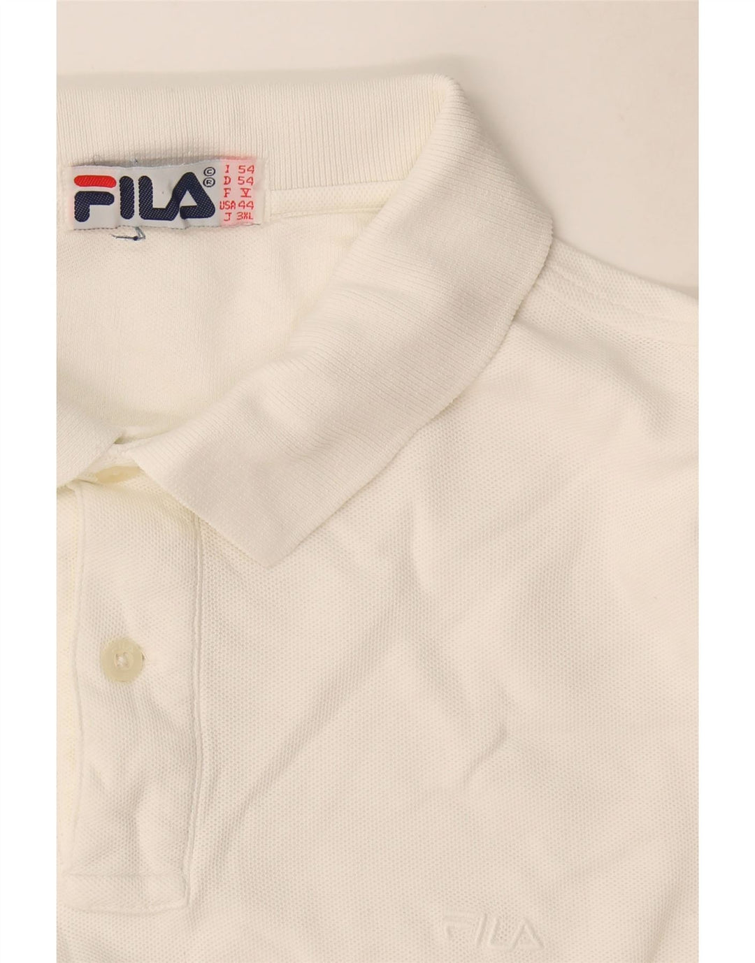 Polo Fila Uomo IT 54 XL Bianca