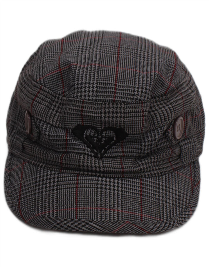 Berretto da strillone da donna Roxy, taglia unica, pied de poule grigio