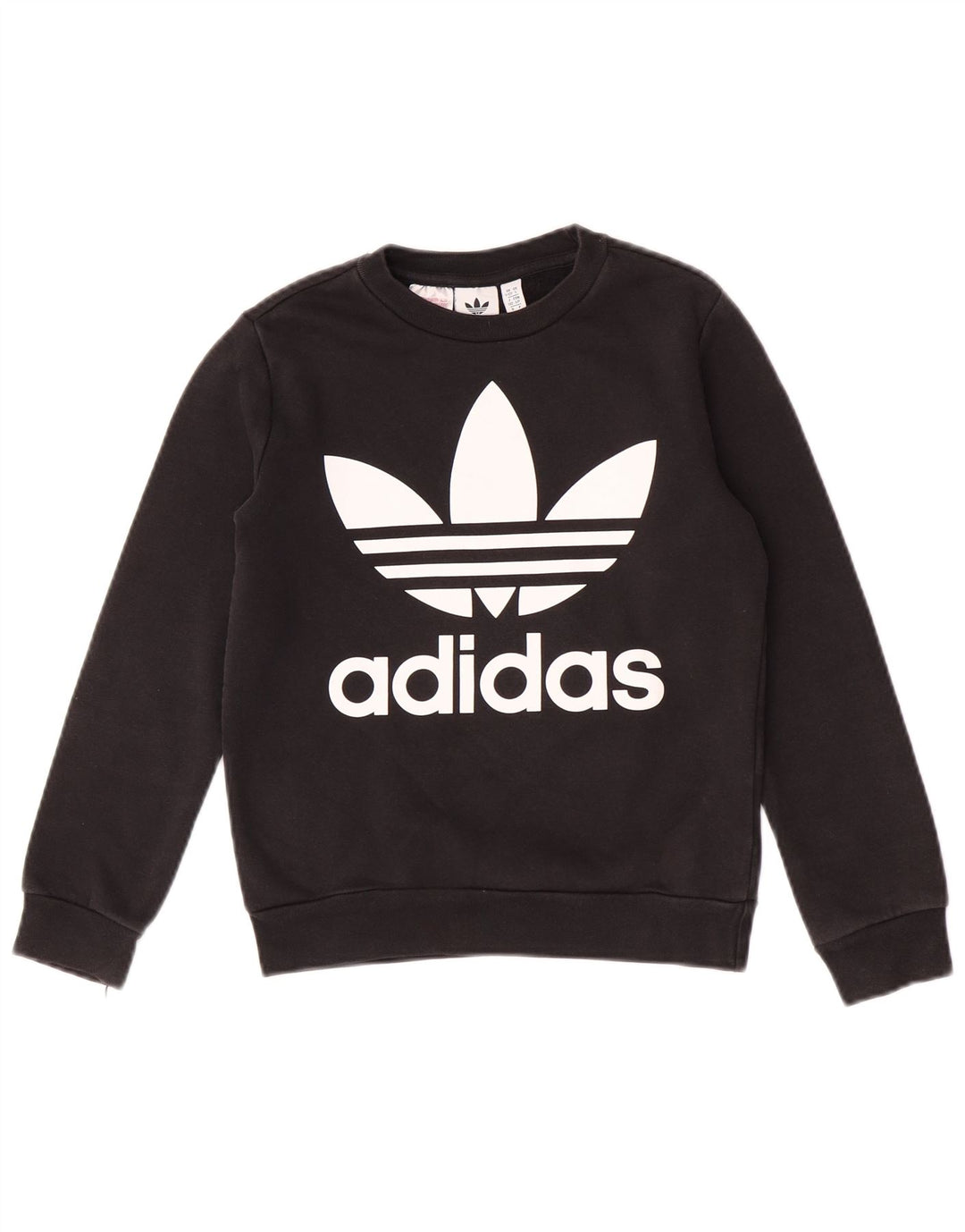 Felpa grafica Adidas da ragazzo 9-10 anni in cotone nero