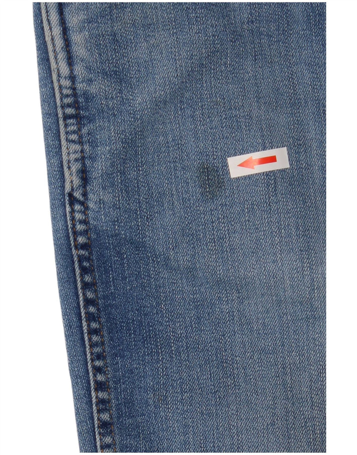 Jeans dritti elasticizzati Texas Wrangler da uomo W36 L30 cotone blu
