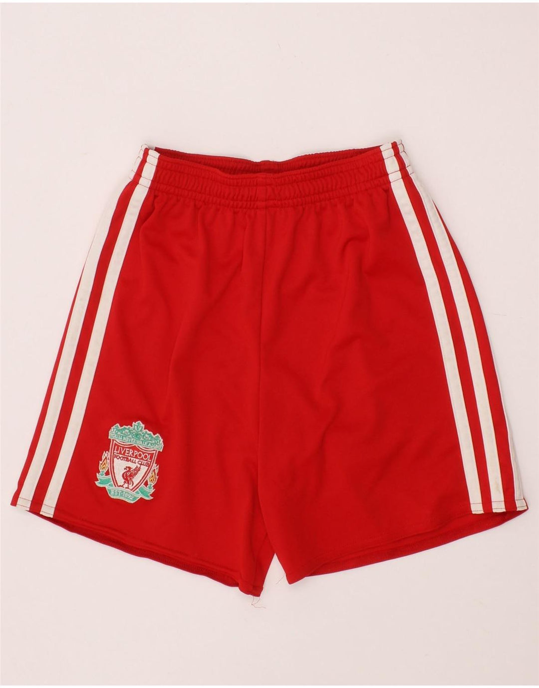 Pantaloncini sportivi ADIDAS Liverpool da ragazzo 5-6 anni in poliestere rosso