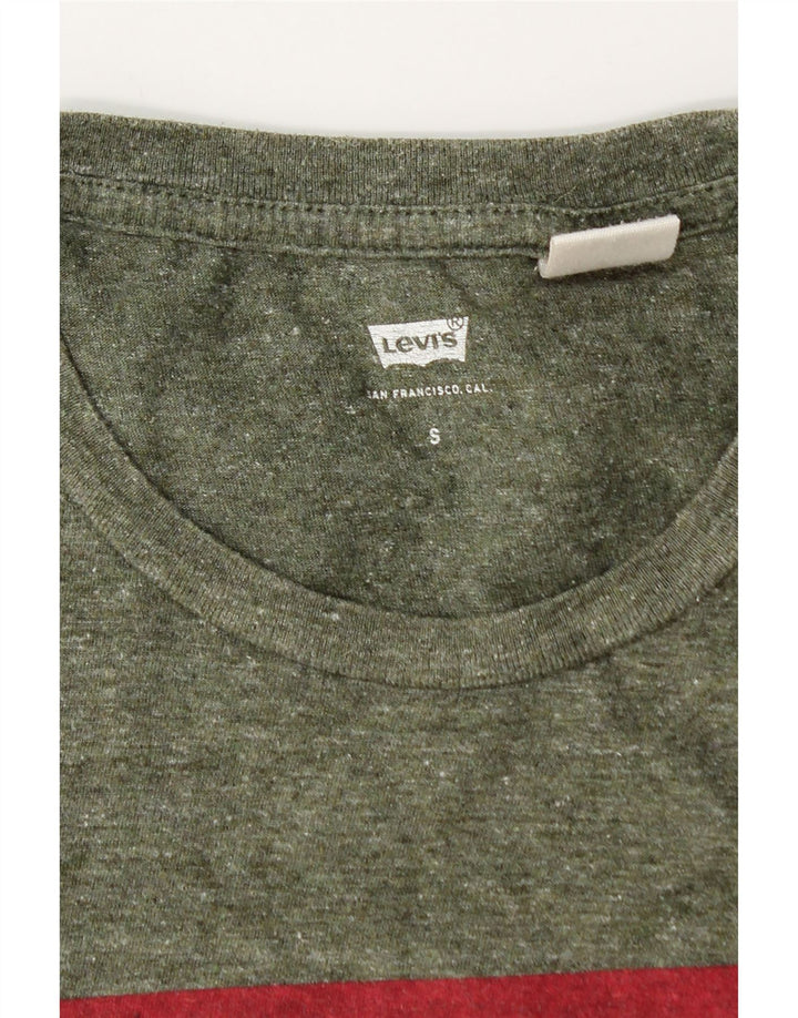T-shirt grafica da uomo Levi's Top piccola color kaki chiazzato