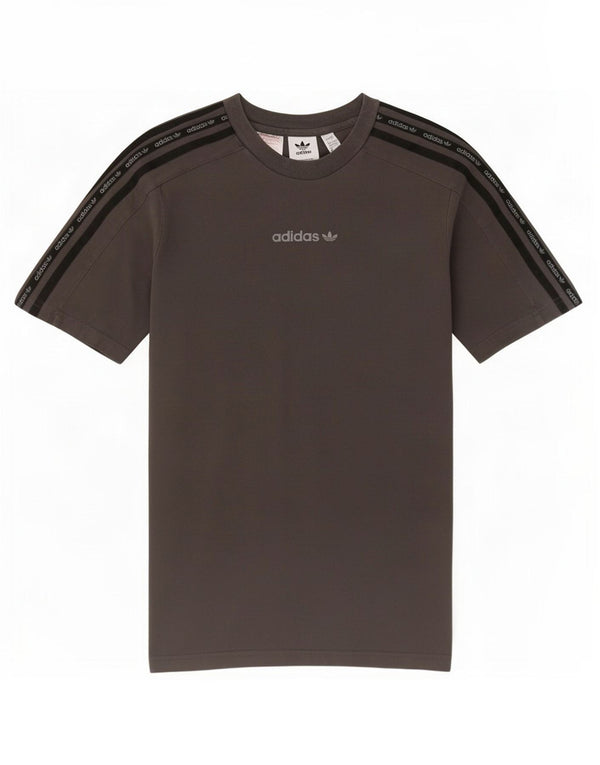 T-shirt grafica Adidas da bambino 13-14 anni in cotone grigio