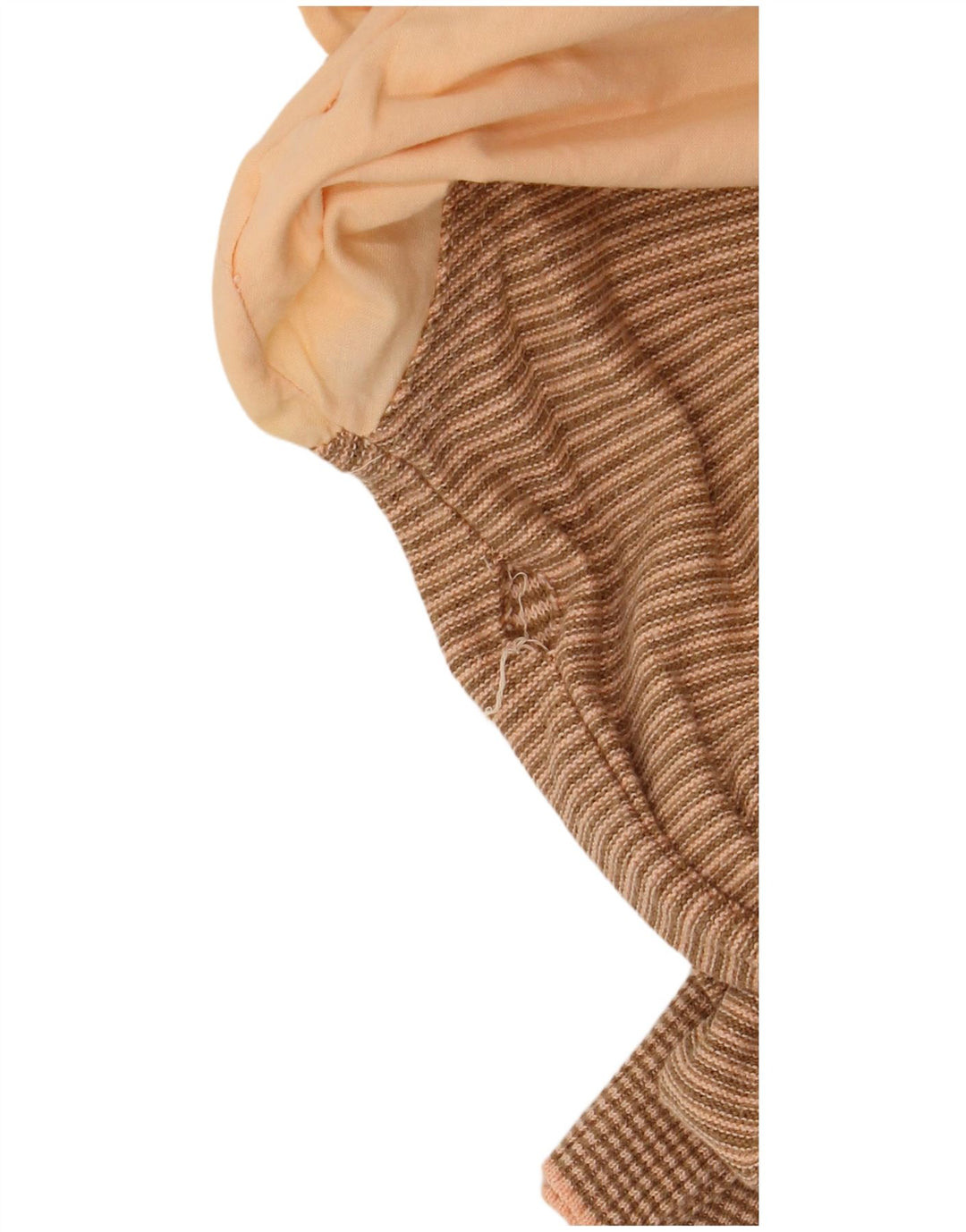 Polo da uomo Donny & Max XL in cotone a righe marroni