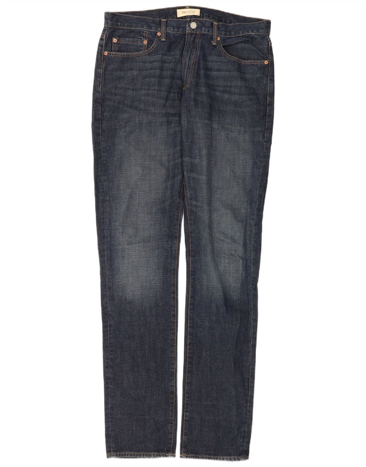 Jeans slim da uomo Gap W34 L30 cotone blu