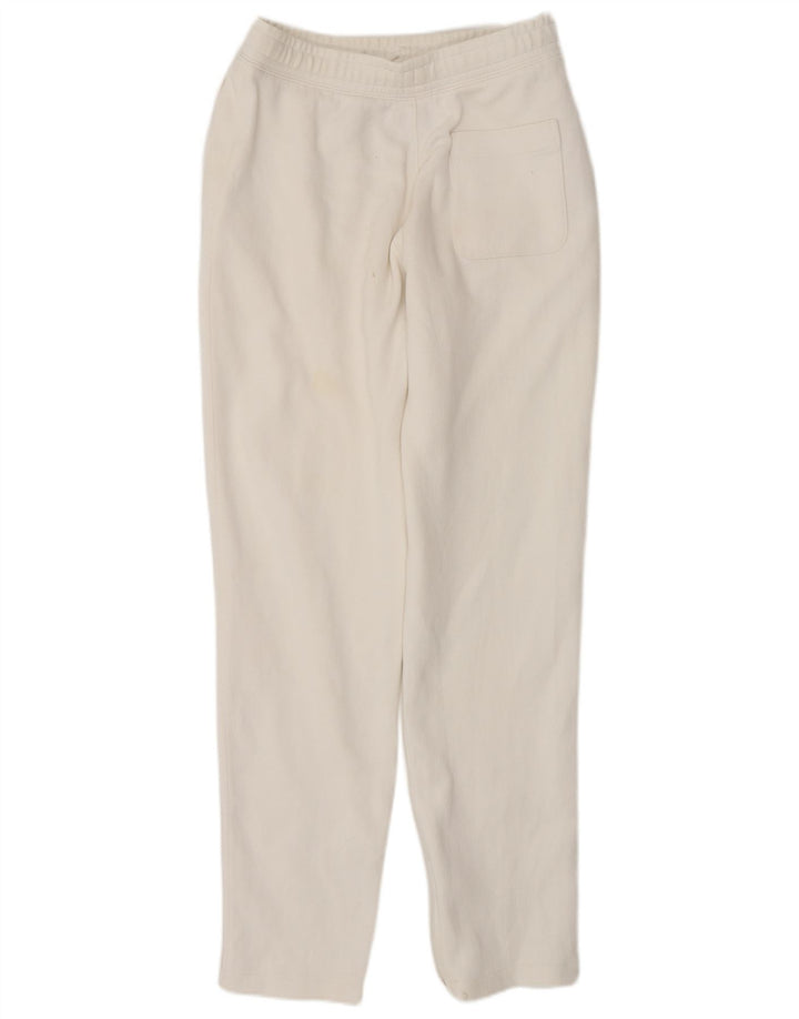 Pantaloni da tuta con grafica da uomo Lacoste XS in cotone bianco