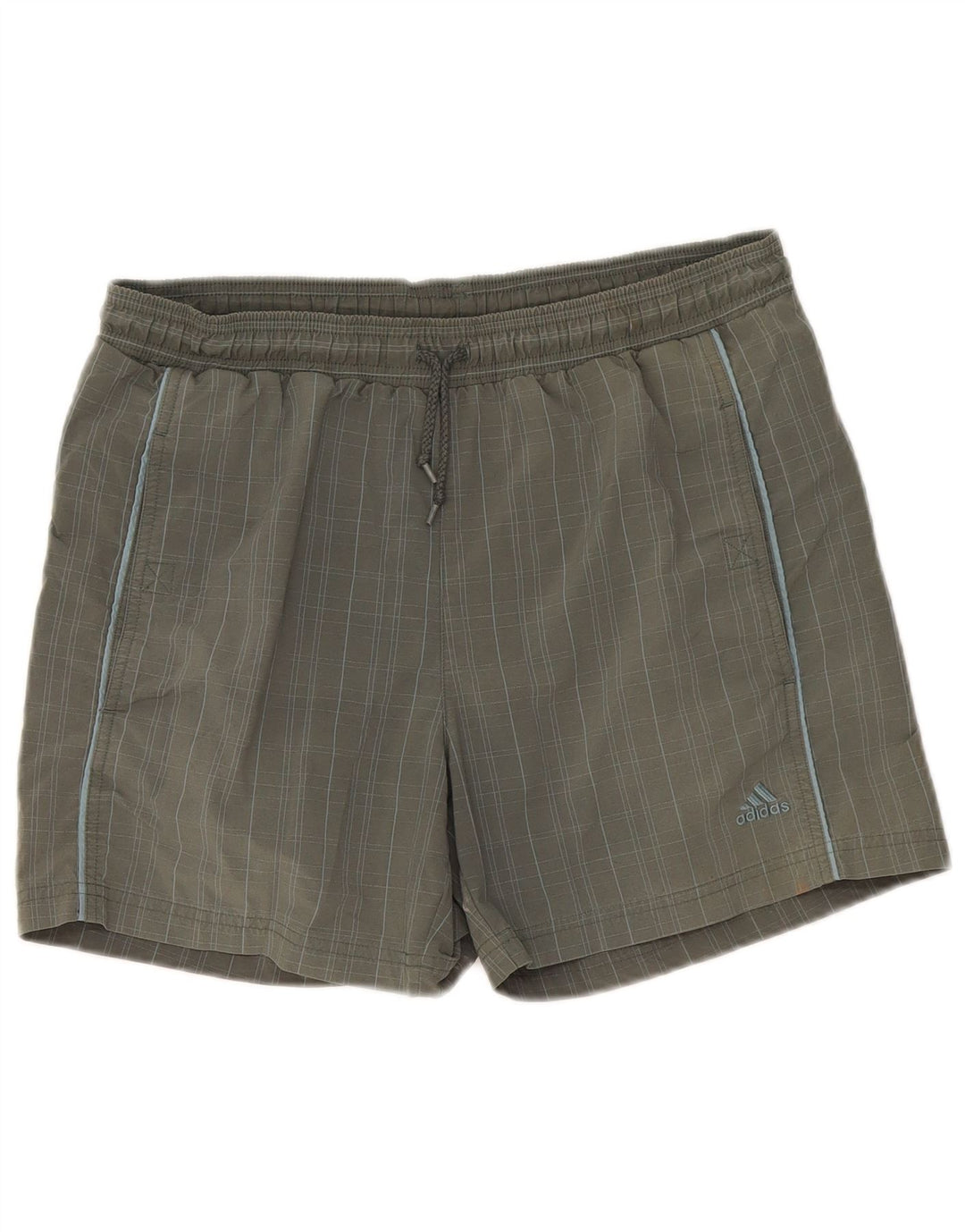 Pantaloncini da bagno da uomo Adidas Small Khaki Check