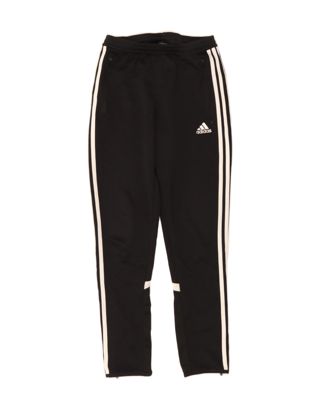 ADIDAS Boys Tracksuit Trousers 11-12 Years Large Black Polyester Vintage Adidas and Second-Hand Adidas from Messina Hembry 