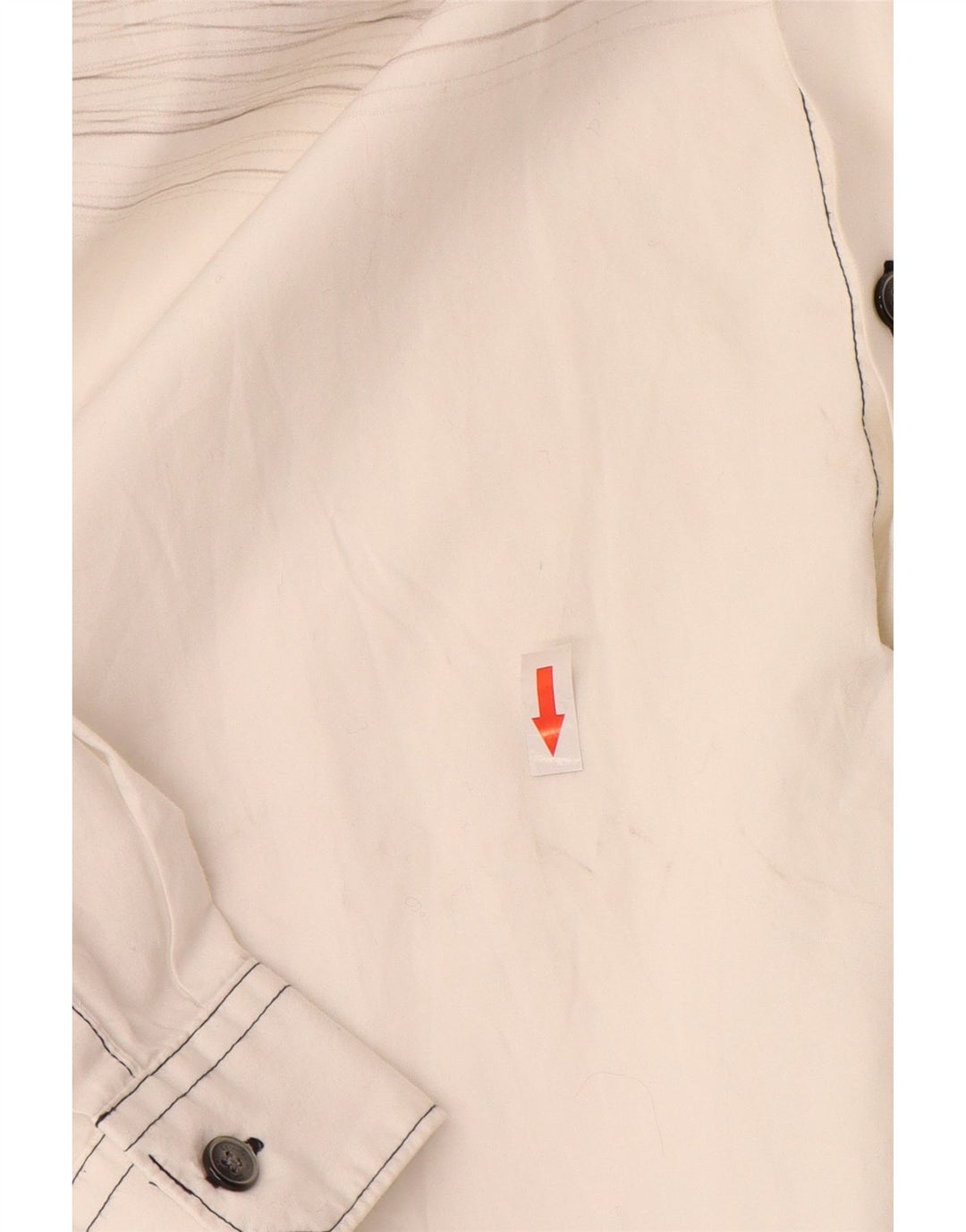 Camicia slim fit da uomo Calvin Klein piccola in cotone color block bianco