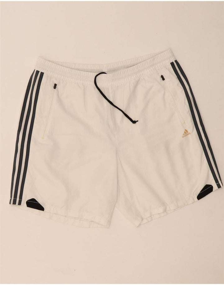 Pantaloncini sportivi ADIDAS Climacool da uomo XL poliestere bianco