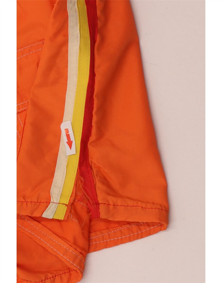 Pantaloncini da bagno da uomo Sundek grandi in nylon arancione