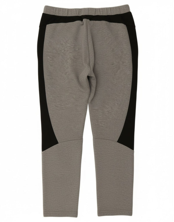 Pantaloni da tuta da uomo Puma in cotone color block grigio medio
