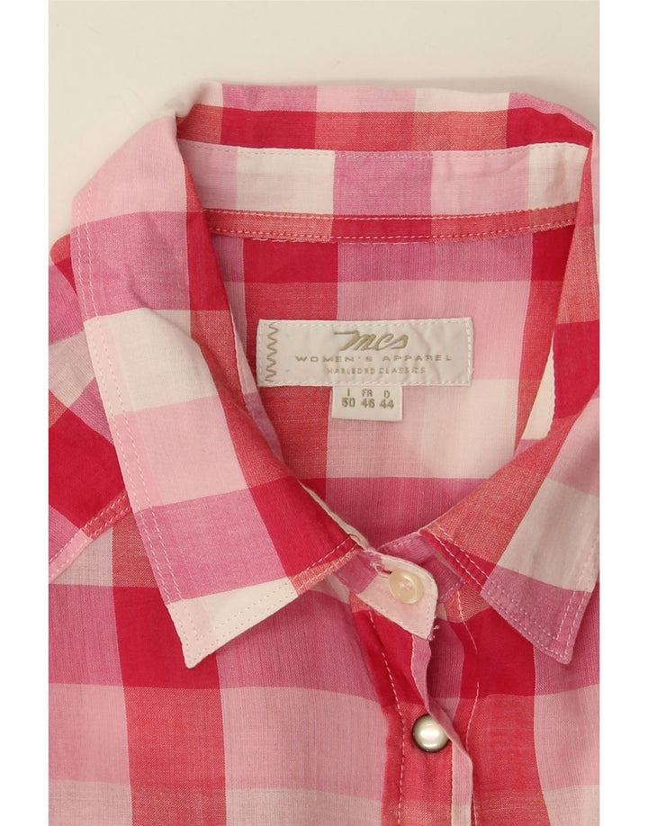 Camicia da donna MARLBORO CLASSICS IT 50 XL Rosa a quadri