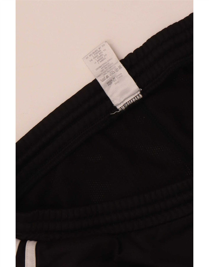 Pantaloncini sportivi da uomo Adidas medi neri in poliestere