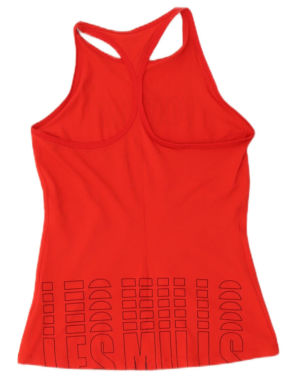 Canotta Reebok da donna Bodypump Graphic Vest UK 12/14 poliestere rosso medio