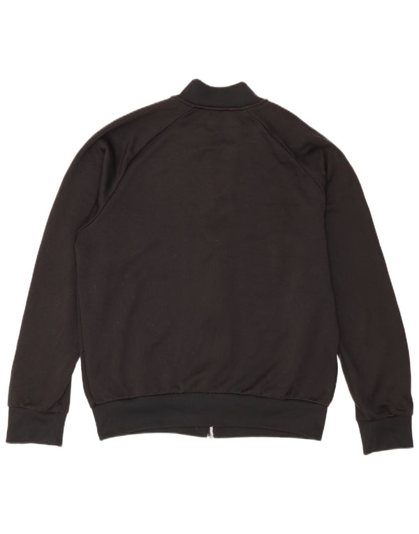 Giacca da ginnastica da uomo Adidas Large nera in poliestere