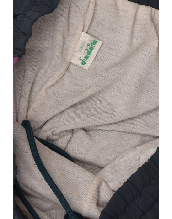 Pantaloni da tuta da uomo Diadora Joggers Large Grigio Colourblock