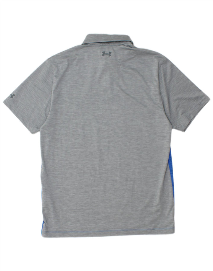 Polo da uomo UNDER ARMOUR Heat Gear Poliestere color block grigio medio