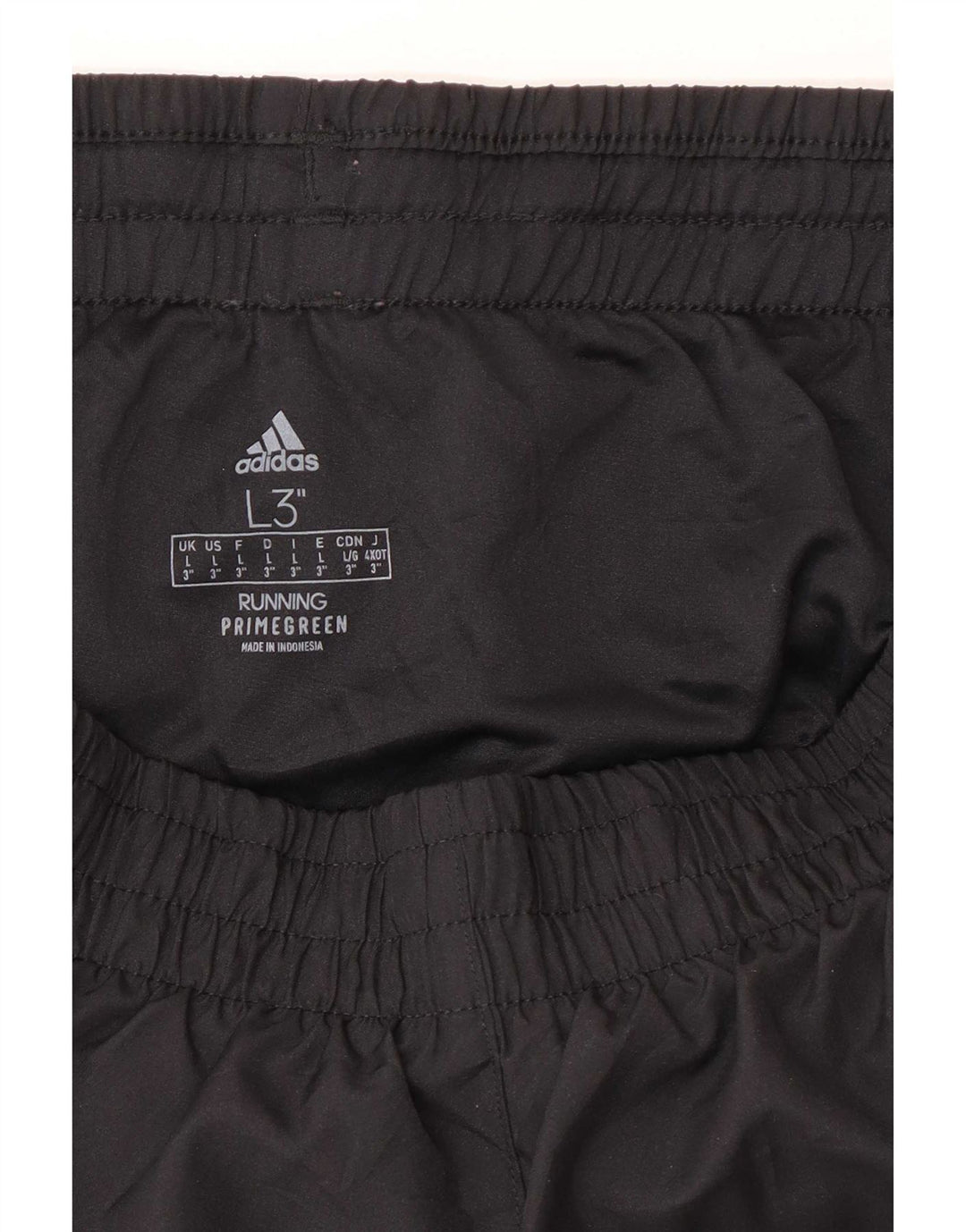 Pantaloncini sportivi Adidas da donna grandi W32 L3 poliestere nero