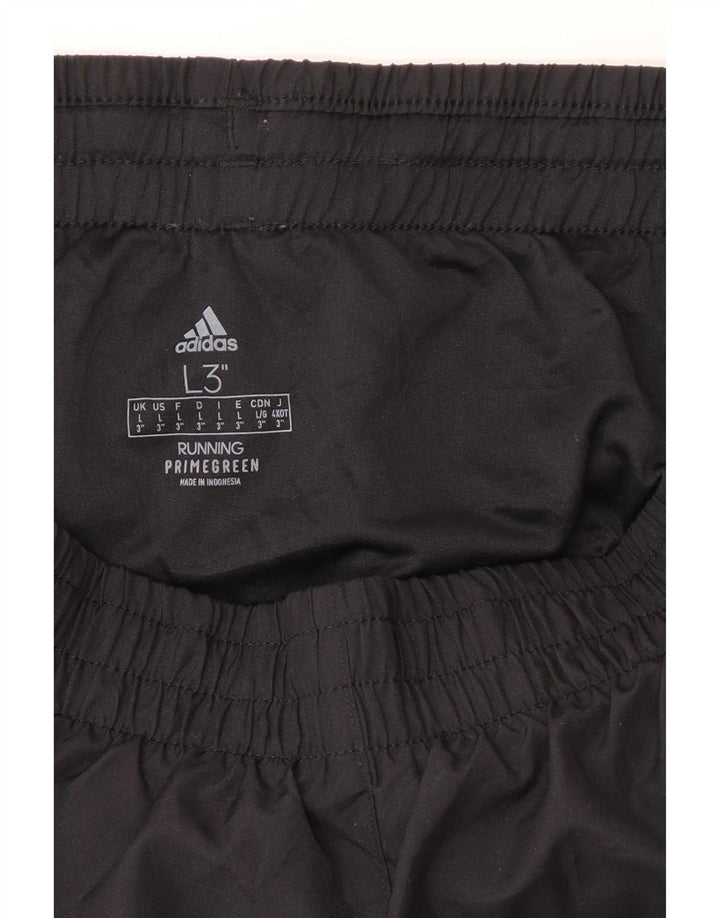 Pantaloncini sportivi Adidas da donna grandi W32 L3 poliestere nero