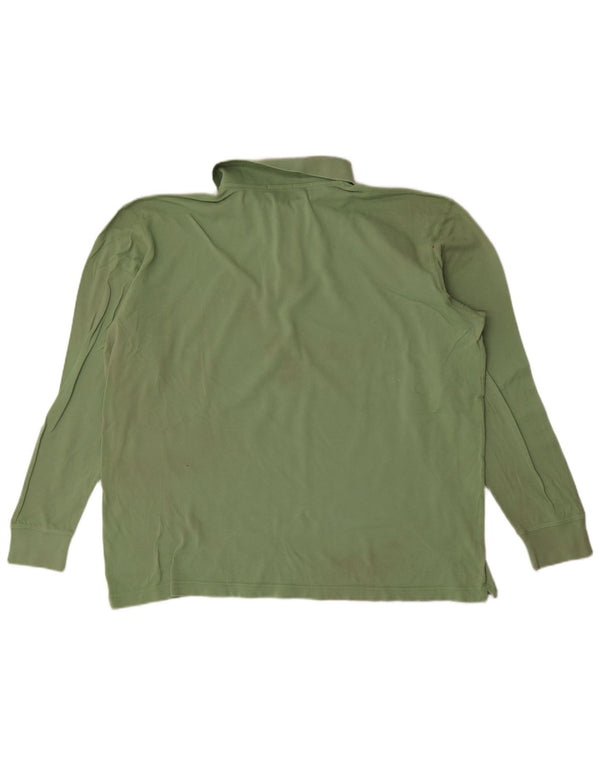 Polo a maniche lunghe da uomo Sergio Tacchini 2XL Verde