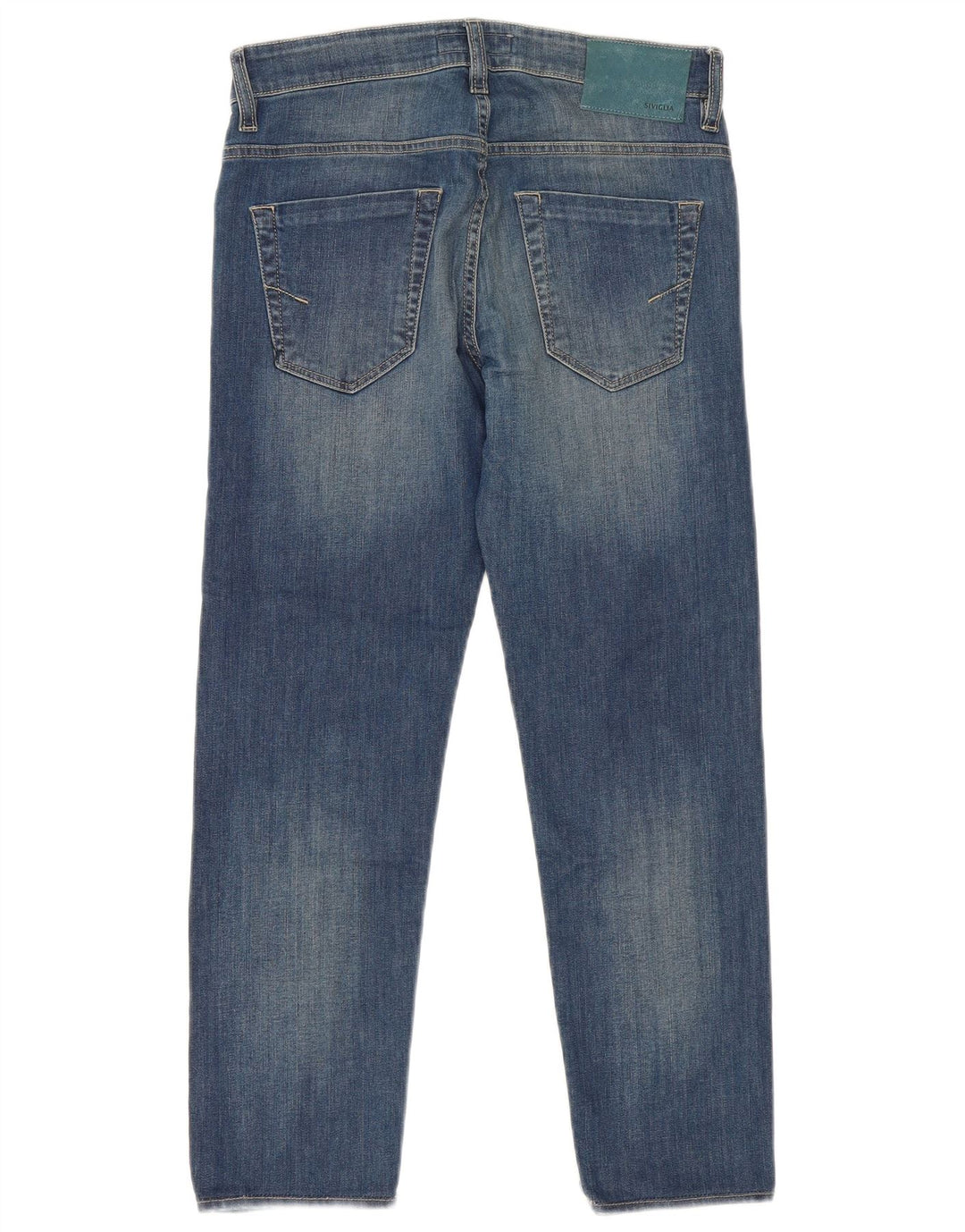 Jeans Cropped Donna SIVIGLIA W30 L26 Cotone Blu