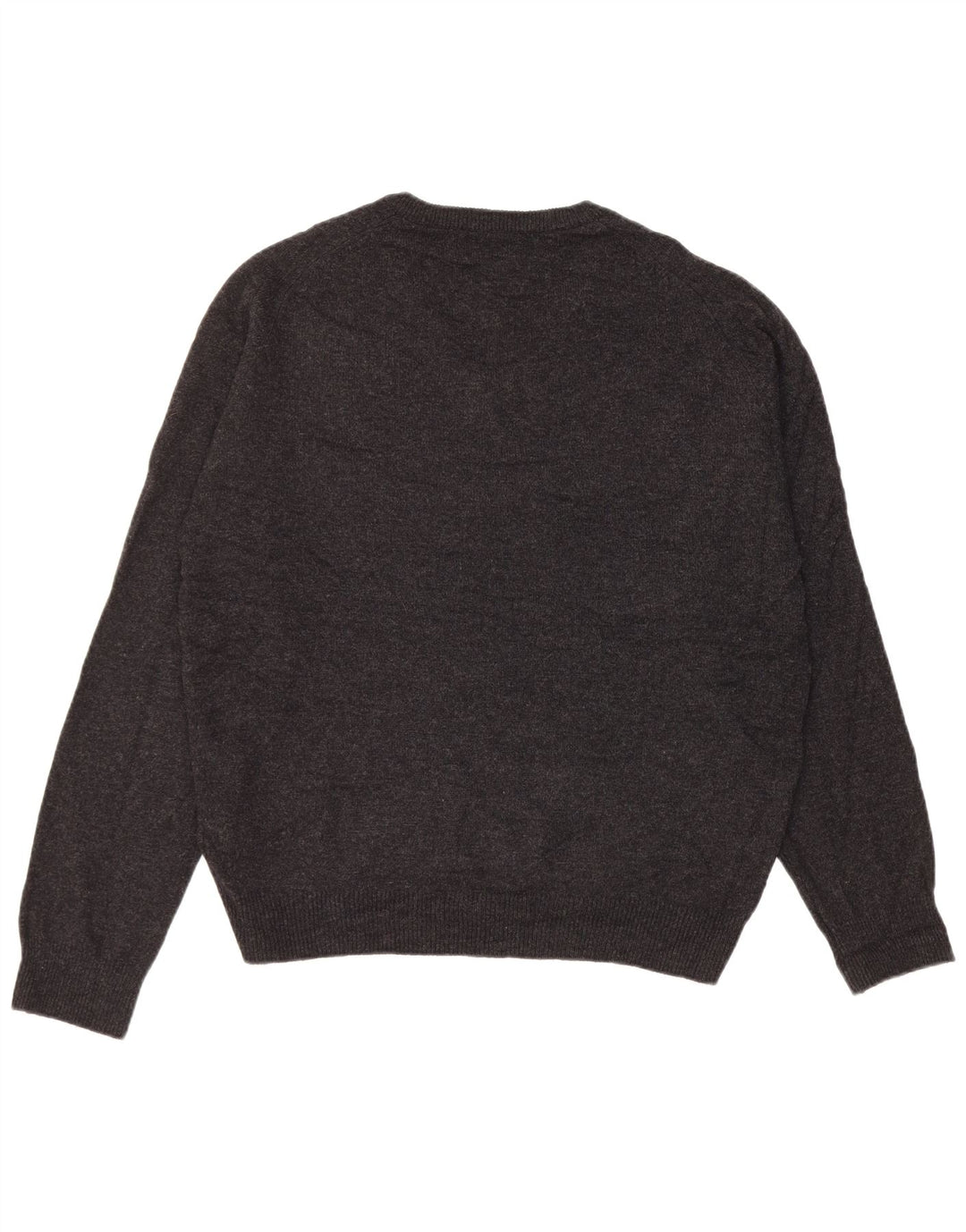 Maglione da uomo Marks & Spencer vestibilità regolare con scollo a V, grande lana nera