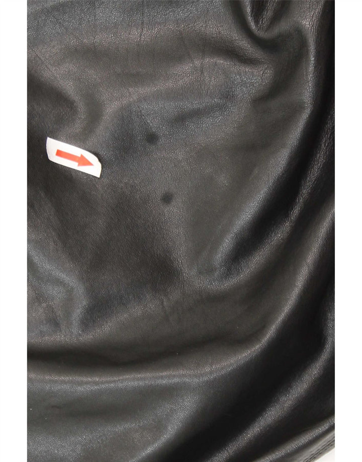 Giacca in pelle da uomo Lamatta IT 52 XL Nera