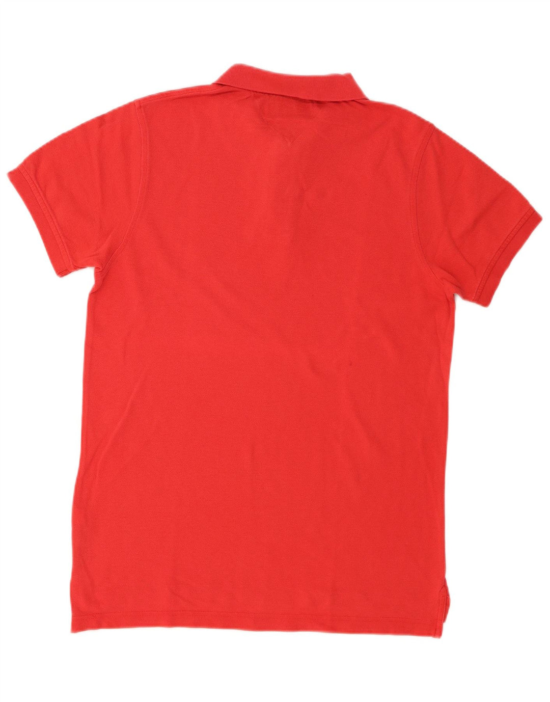 Polo da uomo slim fit Tommy Hilfiger in cotone rosso medio