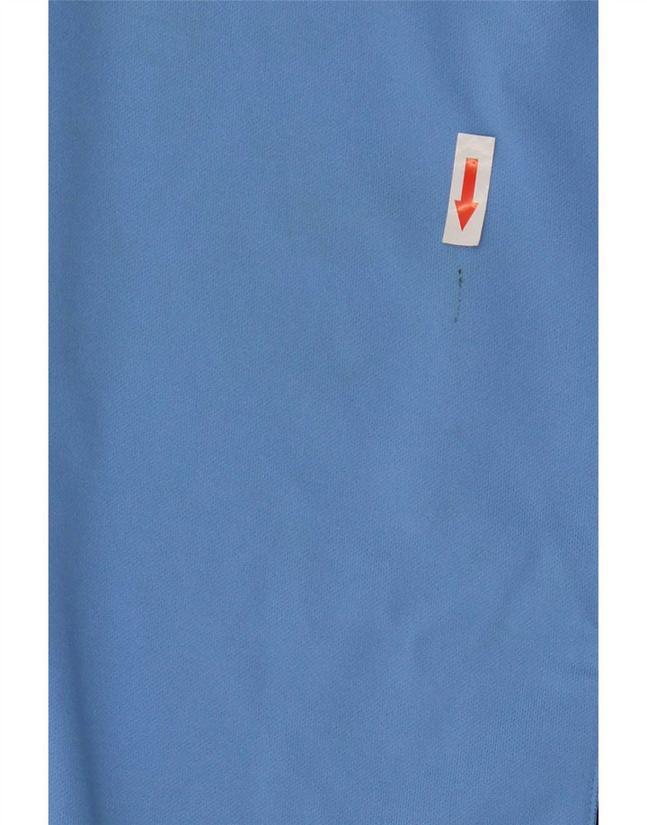 T-shirt grafica da uomo Asics Top in poliestere color block blu medio