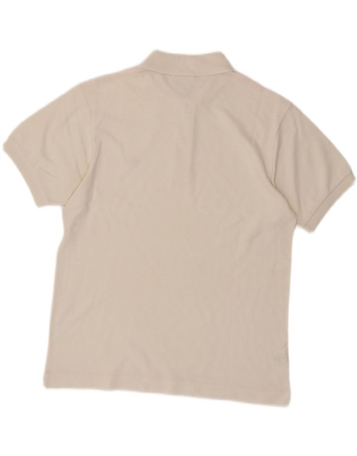 LACOSTE Mens Polo Shirt Size 3 Small White Cotton Vintage Lacoste and Second-Hand Lacoste from Messina Hembry 
