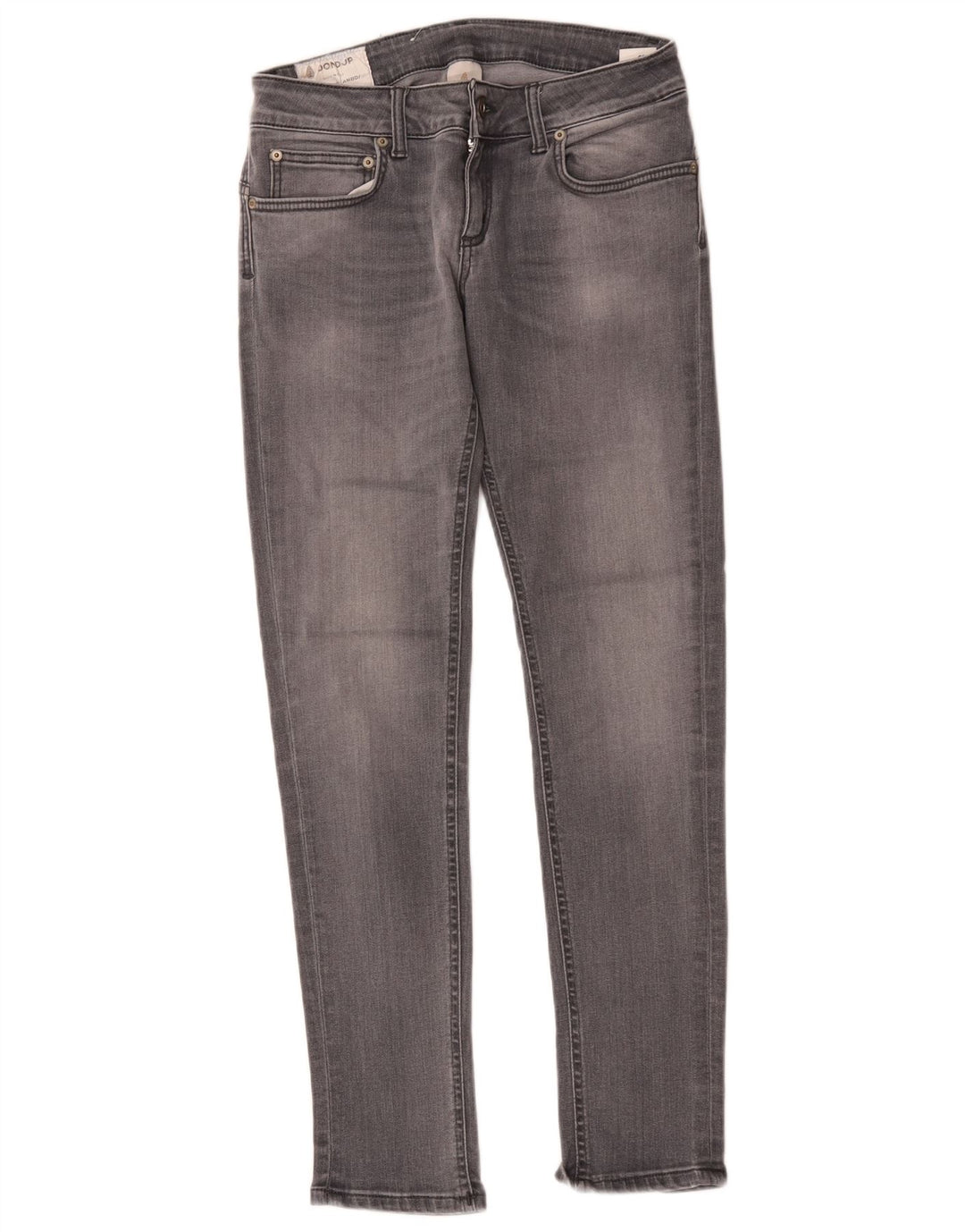 Jeans slim da donna Dondup W28 L29 cotone grigio