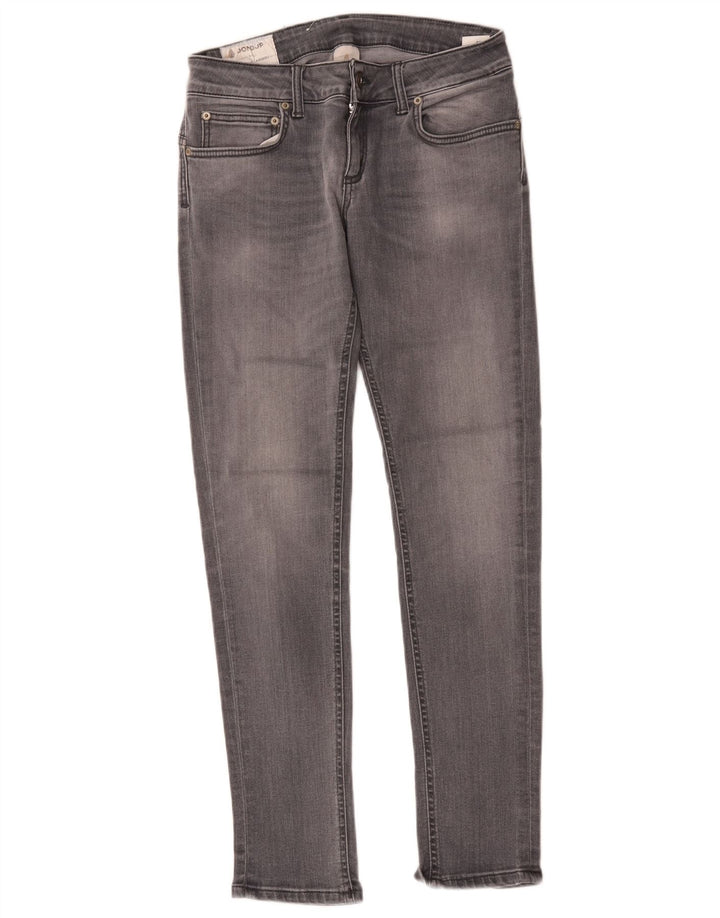 Jeans slim da donna Dondup W28 L29 cotone grigio