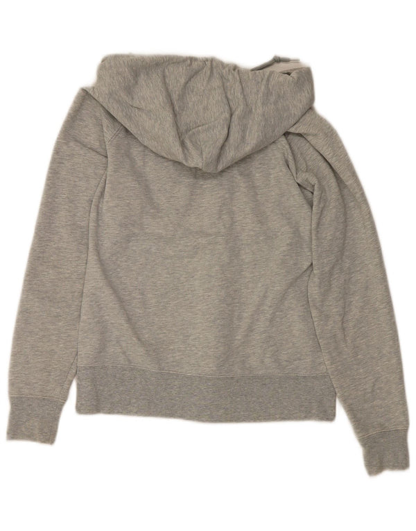 Felpa con cappuccio e zip grafica da donna Gap UK 8 Small Grey Flecked