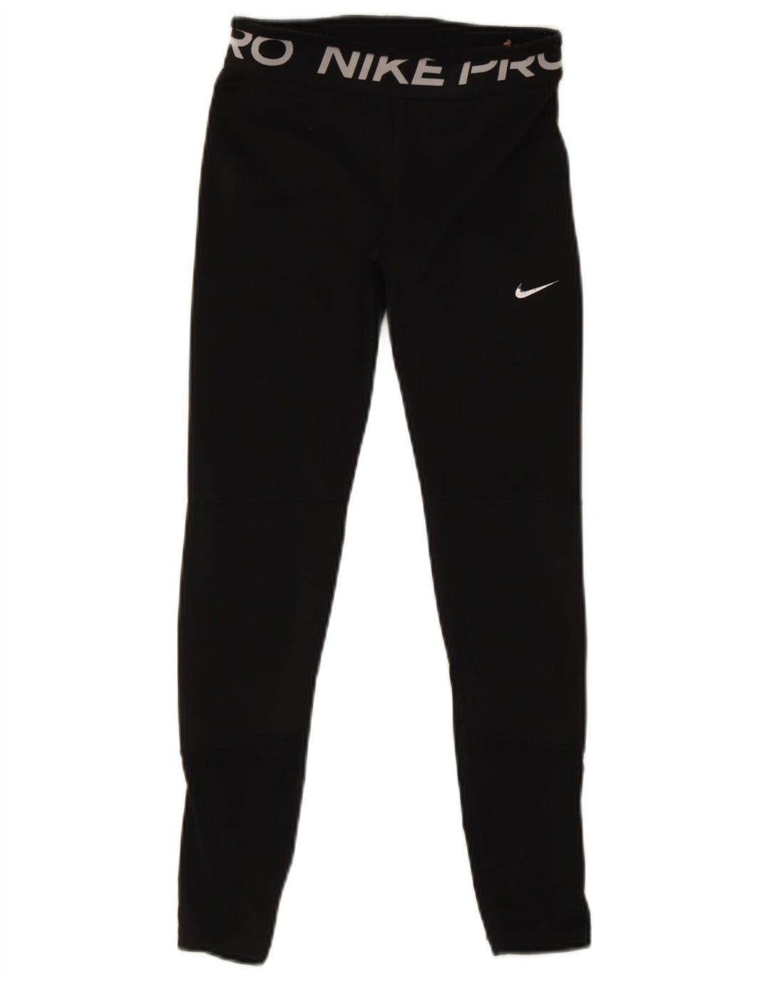 Leggings grafici Nike Dri Fit da donna UK 14 grande poliestere nero